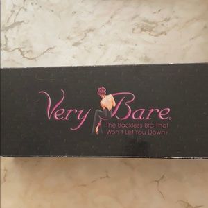 NWNWT Sassybax Very Bare bra in Nude, Size D